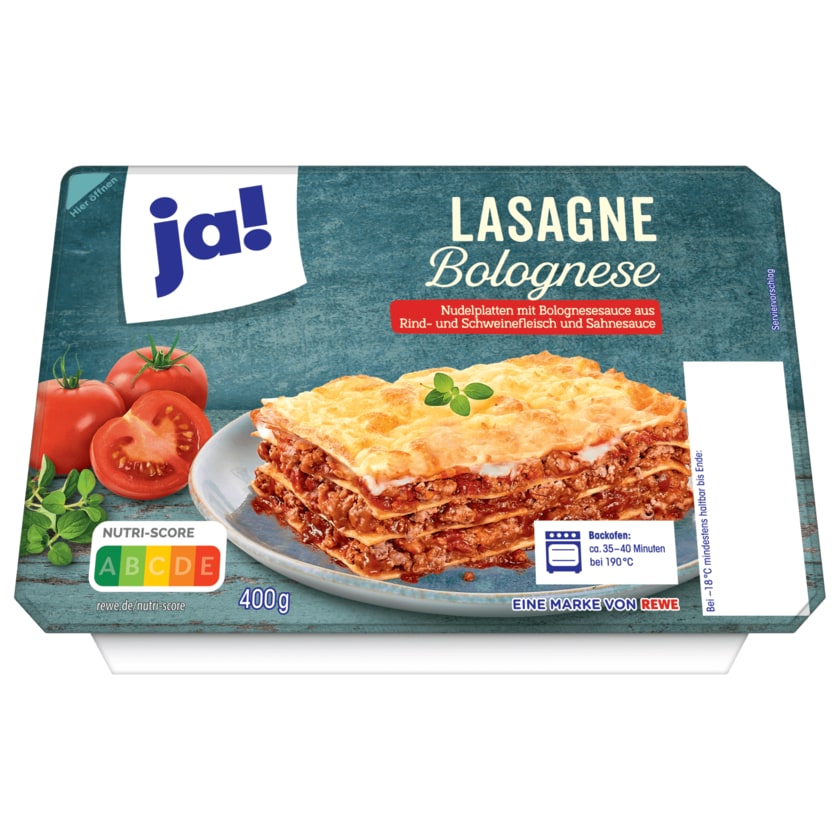ja! Lasagne Bolognese 400g